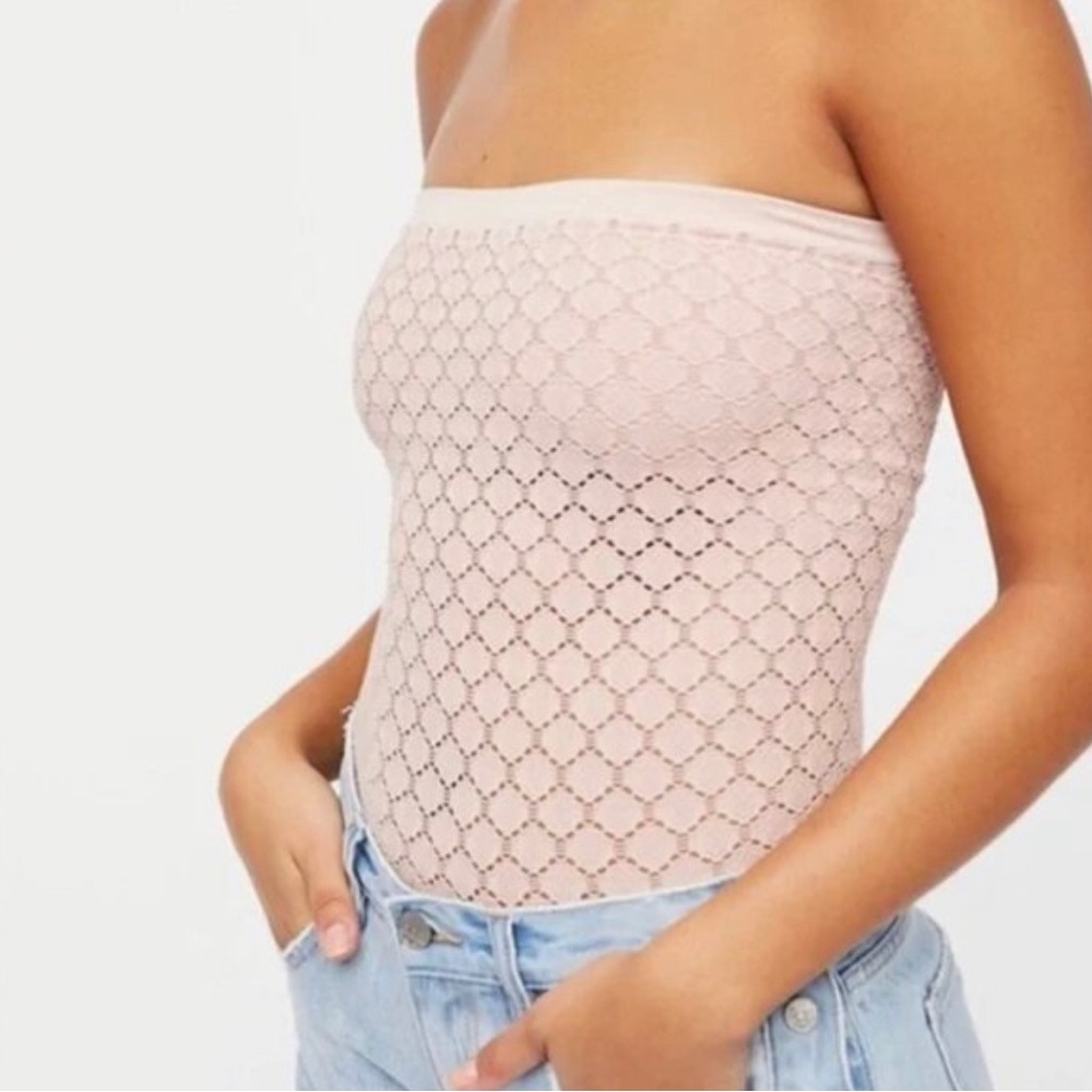 Free people intimately light pink tube top
